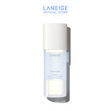 A bottle of Laneige Cream Skin Zincpeptide™ 2-in-1 Toner & Gel Moisturizer is shown, showcasing its sleek design and the product name clearly visible on the label, highlighting its dual function as both a toner and moisturizer.