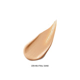 A swatch of Laneige Neo Cushion Matte in 23N Neutral Sand showcases its smooth, lightweight texture and even, buildable coverage, ideal for achieving a flawless, satin finish.