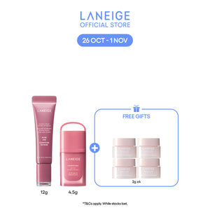 Soft Glam Lip Duo Set - Glaze Craze Rose Jam 12g + JuicePop Box Lo-Fi Mauve 4.5g