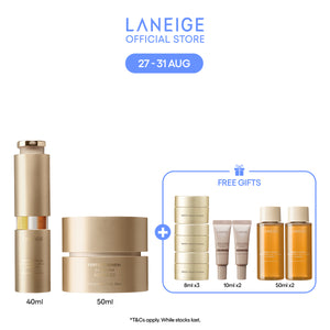 (Best Pairing Set) Perfect Renew 3X Anti-Aging Care Set - Serum, Cream for youthful skin