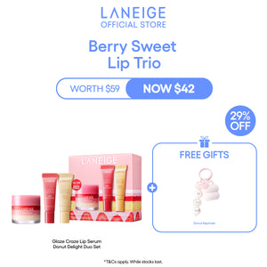 Berry Sweet Lip Trio - Lip Sleeping Mask, Lip Glowy Balm