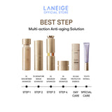 Laneige Perfect Renew 3X Signature Serum front-view bottle against white background.