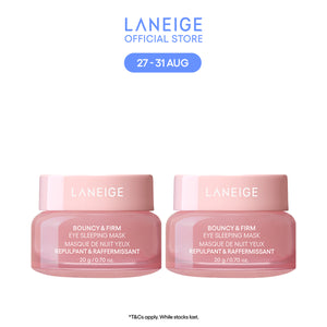 LANEIGE Bouncy & Firm Eye Sleeping Mask 20g Duo Set