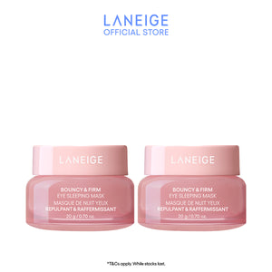 LANEIGE Bouncy & Firm Eye Sleeping Mask 20g Duo Set