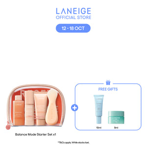 Balance Mode Starter Set - Cleanser, Moisturizer, Peel-Off Mask for oily sensitive skin