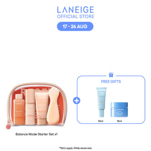 [New Launch + Free Gift] Balance Mode Starter Set - Cleanser, Moisturizer, Peel-Off Mask for oily sensitive skin
