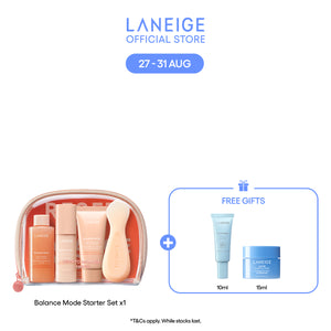 [New Launch + Free Gift] Balance Mode Starter Set - Cleanser, Moisturizer, Peel-Off Mask for oily sensitive skin