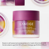 (NEW LAUNCH) Lip Sleeping Mask 20g [Acai Mango Smoothie Collection] - Softens & Exfoliates Dry, Chapped Lips