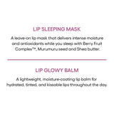 (NEW LAUNCH) Lip Glowy Balm 10g [Acai Mango Smoothie Collection] - Hydrates, Smoothes & Nourishes Dry Lips