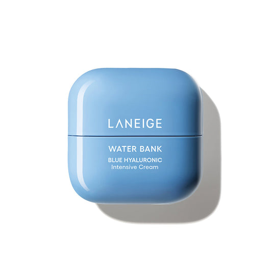 LANEIGE Water Bank Blue Intensive Cream 50ml Duo Set - Barrier Fortifying Cream For a Strong Barrier and Healthy Glow (Clinically Proven Hydration For All Skin Types)