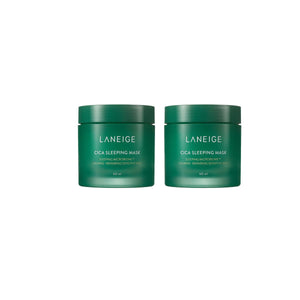 LANEIGE Cica Sleeping Mask Ex 60ml Duo Set - Soothing Sleeping Mask, Reinforces Skin Barrier