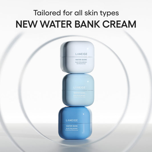 LANEIGE Water Bank Blue Gel Cream & Cleansing Foam Duo Set
