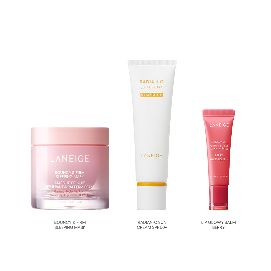 Laneige Sunfilled Berry Bounce Set, an exclusive skincare collection designed for radiant and revitalized skin with berry extracts.