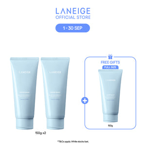 Water Bank Blue Hyaluronic Cleansing Foam 150g Duo Set