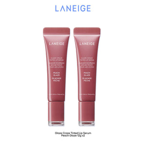 Glaze Craze Tinted Lip Serum Peach Glaze 10g + 10g