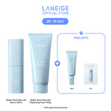(Best Pairing Set) Water Bank Blue Hyaluronic Hydration Set - Serum, Cleanser
