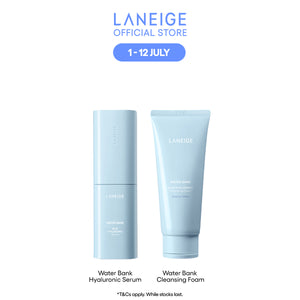 (Best Pairing Set) Water Bank Blue Hyaluronic Hydration Set - Serum, Cleanser