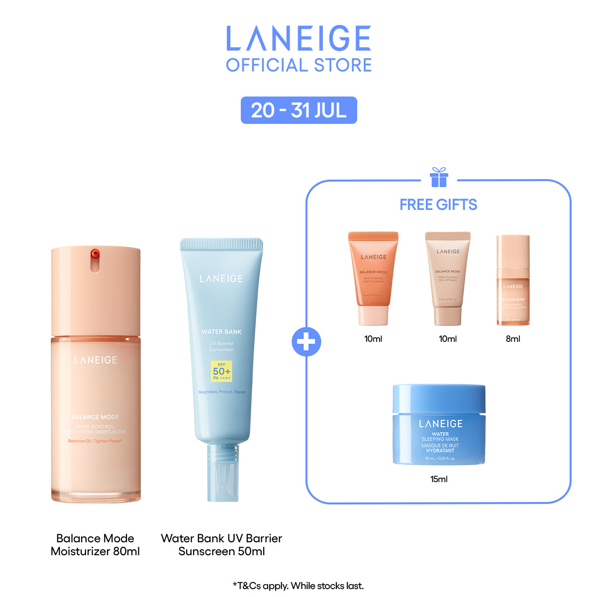 [New Launch Set] Weightless UV Defense Balance Mode Set - Oil Control, Hydration for Oily, Sensitive Skin