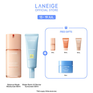 [New Launch Set] Weightless UV Defense Balance Mode Set - Oil Control, Hydration for Oily, Sensitive Skin
