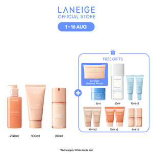 [New Launch Set] The Ultimate Reset Balance Mode Full Routine Set - Hydrate, Deep Pore Cleansing, Oil-Control for Oily, Sensitive Skin
