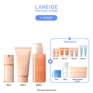 The Ultimate Reset Balance Mode Full Routine Set - Hydrate, Deep Pore Cleansing, Oil-Control for Oily, Sensitive Skin