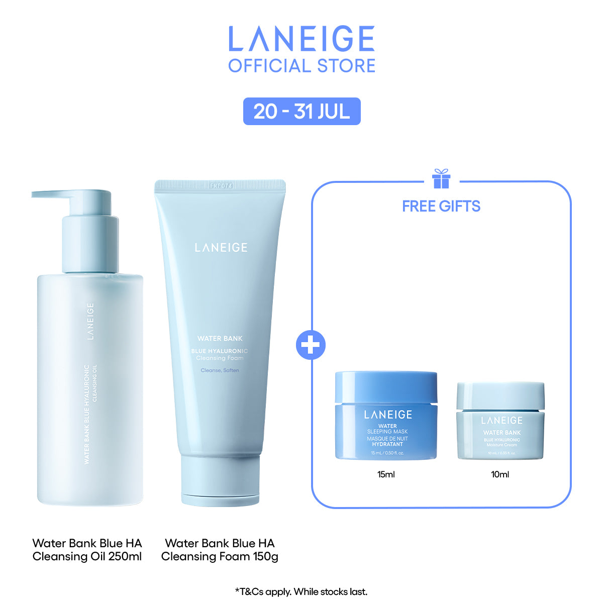 Water Bank Double Cleansing Duo Set