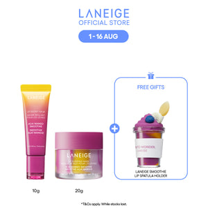 [LIMITED] Acai Mango Smoothie Lip Duo Set - Lip Glowy Balm, Lip Sleeping Mask