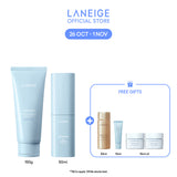 Water Bank Blue Hyaluronic Cleanse & Hydrate Set - Serum, Cleanser for barrier repair & long-lasting hydration