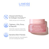 Laneige Bouncy & Firm Eye Sleeping Mask 20g, restorative and hydrating overnight care for delicate and sensitive under-eye skin.