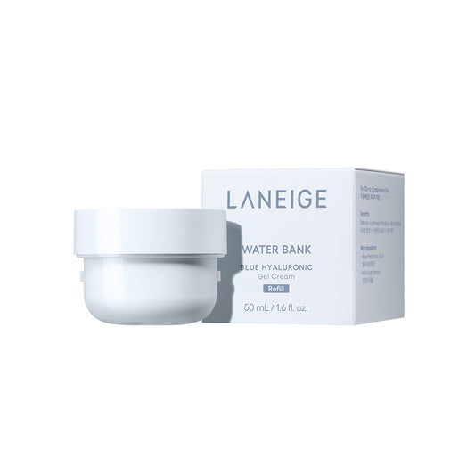 (New Launch) LANEIGE Water Bank Blue Hyaluronic Cream 50ml (REFILL) - Barrier Fortifying Cream For a Strong Barrier and Healthy Glow (Clinically Proven Hydration For All Skin Types)