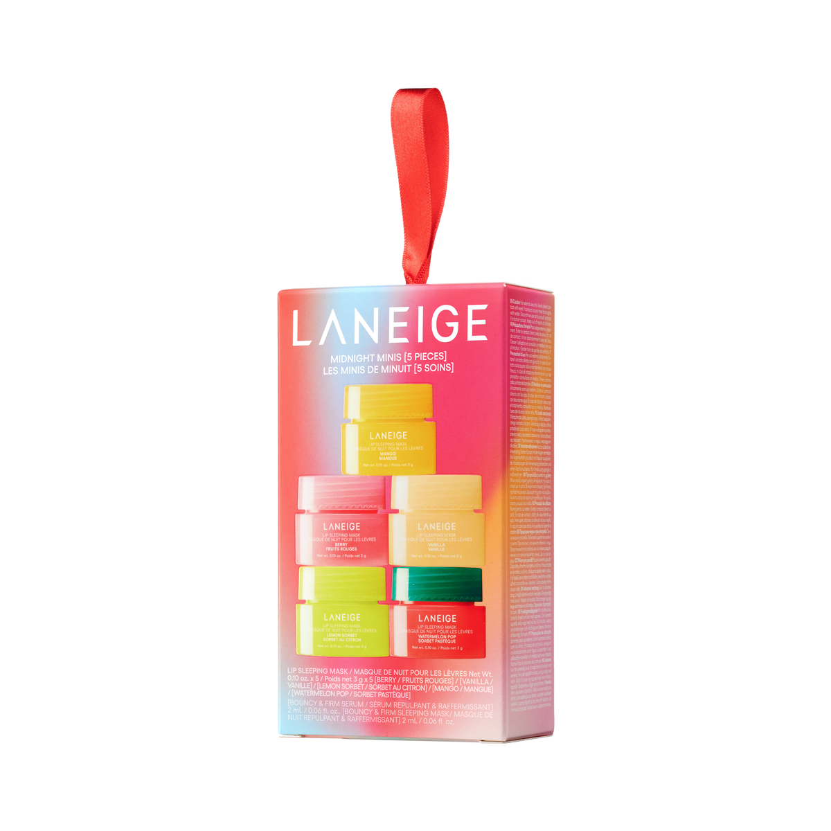 (NEW LAUNCH)[LANEIGE Official] Midnight Minis - Lip Sleeping Mask Set for Soft, Smooth & Moisturized Lips