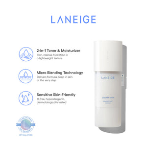 Cream Skin Deep Hydration Set - Hydrating Mask and Toner, Essence