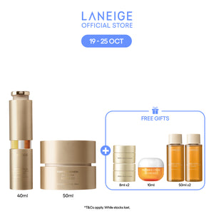 (Best Pairing Set) Perfect Renew 3X Anti-Aging Care Best Synergy Set - Serum, Cream for youthful skin