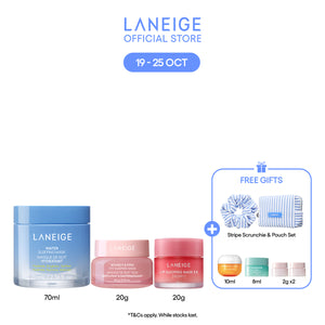 Sweet Dreams Set - Water Sleeping Mask, Eye Mask, Lip Mask for overnight care