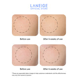 Clean product shot of Laneige Perfect Renew 3X Skin Emulsion bottle with subtle shadow for depth.
