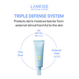 (NEW LAUNCH) LANEIGE Water Bank UV Barrier Sunscreen SPF 50 PA++++ 50ml - Lightweight, Soothing, & Protects Moisture Barrier