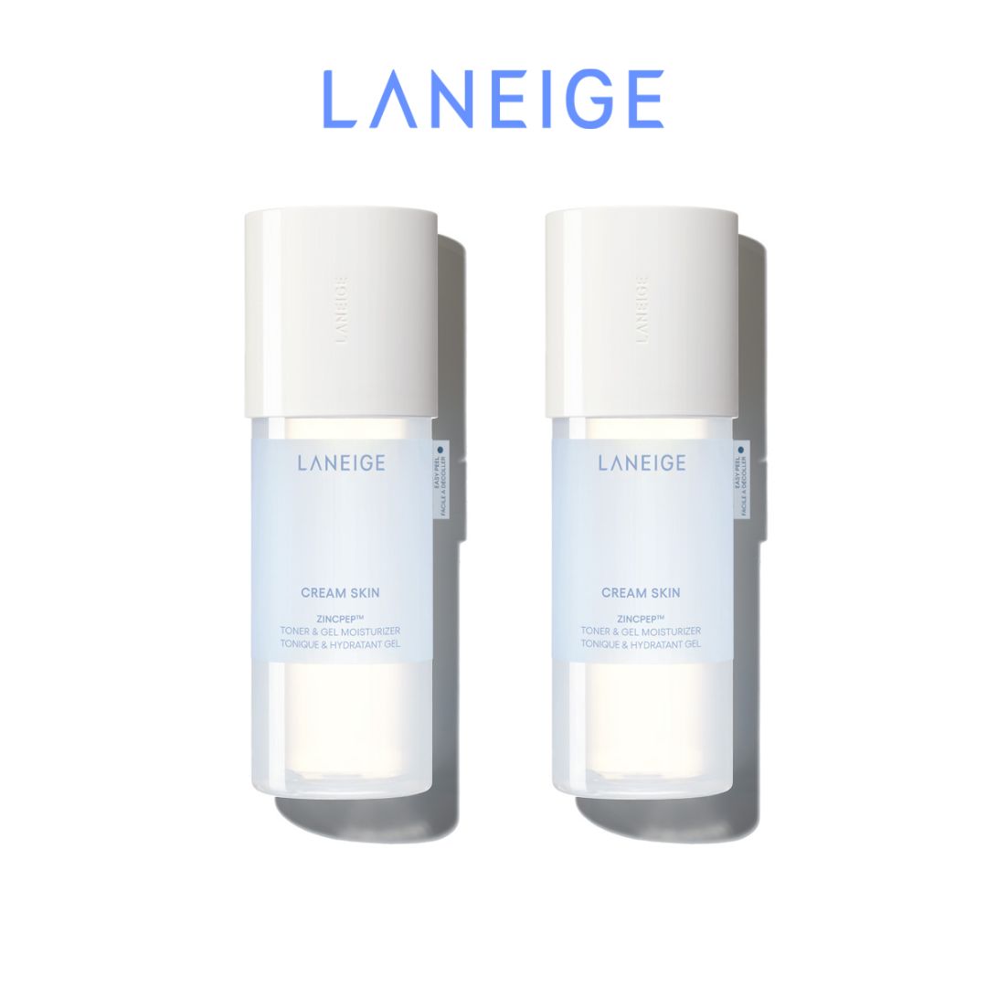 Cream Skin Zincpeptide 2-in-1 Toner & Gel Moisturizer Duo Set