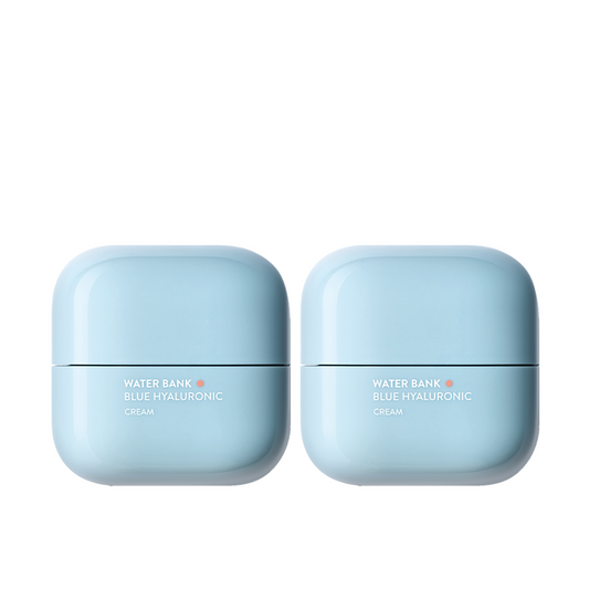LANEIGE Water Bank Blue Hyaluronic Cream 50ml Duo Set (Normal to Dry Skin)